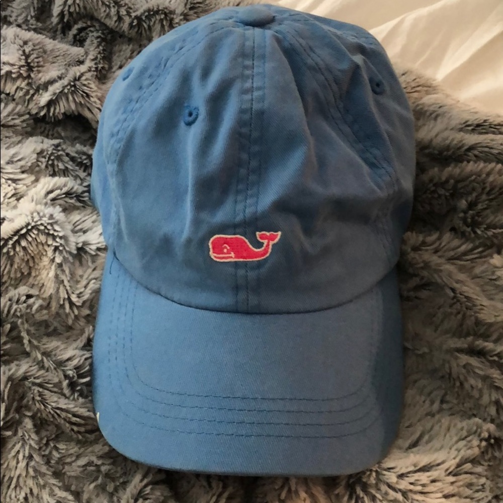Vineyard Vines Hat, blue with pink whale